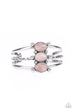 Load image into Gallery viewer, Extra Earthy Pink Stone Cuff Bracelet Paparazzi Accessories