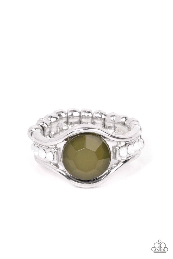 Meadow Mist Green Ring Paparazzi Accessories