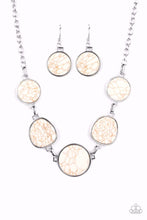Load image into Gallery viewer, Santa Fe Flats White Stone Necklace Paparazzi Accessories