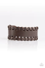 Load image into Gallery viewer, Rugged Roadways Brown Leather Urban Bracelet Paparazzi Accessories