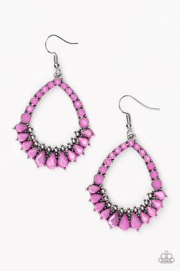 Crystal Waters Purple Earring Vivacious Bombshell Bling, LLC, Jenny and James Davison