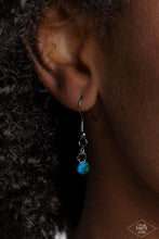 Load image into Gallery viewer, Razzle Dazzle Blue Rhinestone Necklace Paparazzi Accessories