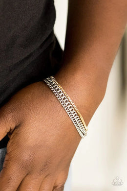 Industrial Icon Silver Bracelet Paparazzi Accessories