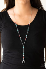 Load image into Gallery viewer, Sandstone Savannahs Multi Stone Lanyard Paparazzi Accessories