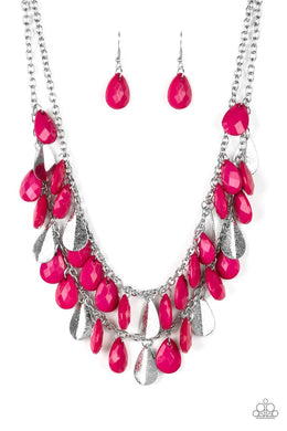 Life of the Fiesta Pink Necklace Paparazzi Accessories