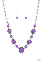 Load image into Gallery viewer, Voyager Vibes Purple Necklace Paparazzi Accessories