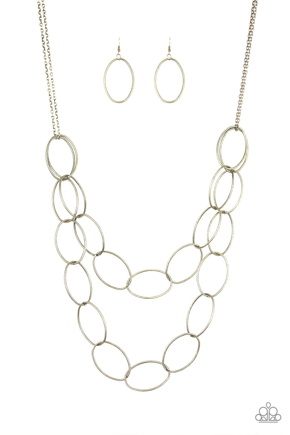 Move On OVAL! - Brass Paparazzi Accessories