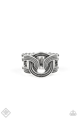 Join Forces Silver Ring Paparazzi Accessories