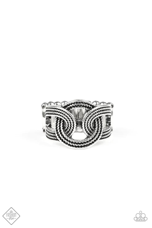 Join Forces Silver Ring Paparazzi Accessories