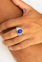Load image into Gallery viewer, Cool Down Blue Ring Paparazzi Accessories