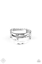 Load image into Gallery viewer, Behind the Sheen Silver Ring Paparazzi Accessories