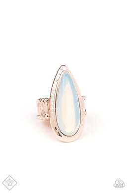 Opal Oasisn Rose Gold Ring Paparazzi Accessories