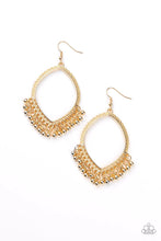 Load image into Gallery viewer, Heirloom Harmony Gold Earrings Paparazzi Accessories