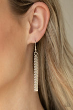 Load image into Gallery viewer, Prismatically Polygon Orange Necklace Paparazzi Accessories