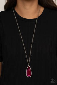 long necklace,pink,rhinestones,Watch Out For Reign Pink Rhinestone Necklace