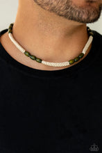 Load image into Gallery viewer, Tahiti Tide Green Urban Necklace Paparazzi Accessories