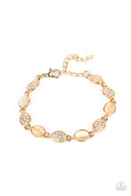 Load image into Gallery viewer, Stop and GLOW Gold Cat&#39;s Eye Bracelet Paparazzi Accessories
