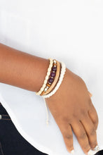 Load image into Gallery viewer, Natural-Born Navigator Purple Urban Bracelet Paparazzi Accessories