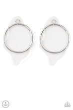 Load image into Gallery viewer, Clear The Way! White Jacket Earrings Paparazzi Accessories