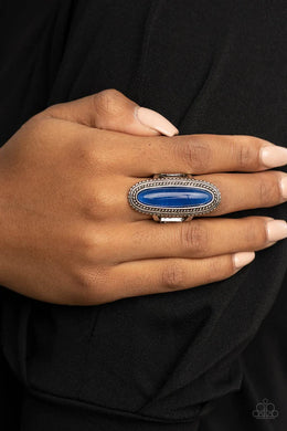 Stone Healer Blue Stone Ring Paparazzi Accessories