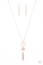 Load image into Gallery viewer, Tide You Over Rose Gold Necklace Paparazzi Accessories