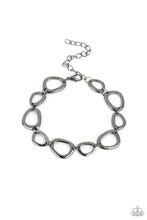 Load image into Gallery viewer, All That Mod Black Gunmetal Bracelet Paparazzi Accessories