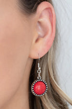 Load image into Gallery viewer, She Went West Red Stone Necklace Paparazzi Accessories
