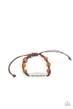 Load image into Gallery viewer, Roaming For Days Orange Cat&#39;s Eye Orange Bracelet Paparazzi Accessories