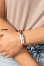 Load image into Gallery viewer, Roaming For Days Orange Cat&#39;s Eye Orange Bracelet Paparazzi Accessories