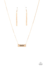 Load image into Gallery viewer, Blessed Mama Gold Necklace Paparazzi Accessories