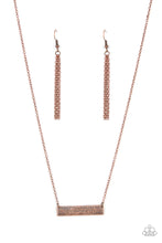 Load image into Gallery viewer, Living The Mom Life Copper Necklace Paparazzi Accessories
