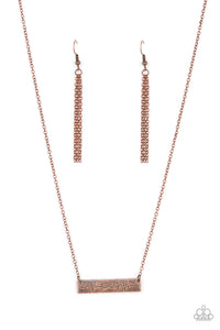 copper,short necklace,Living The Mom Life Copper Necklace
