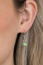 Load image into Gallery viewer, Plains Paradise Green Crackle Stone Wood Necklace Paparazzi Accessories