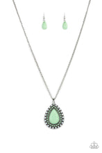 Load image into Gallery viewer, DROPLET Like It&#39;s Hot Green - Necklace Paparazzi Accessories