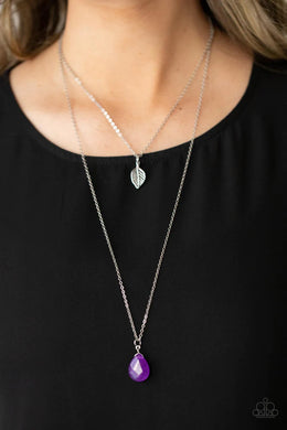 Natural Essence Purple Necklace Paparazzi Accessories