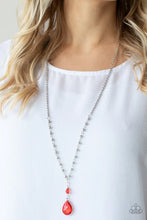 Load image into Gallery viewer, Titanic Splendor Red Necklace Paparazzi Accessories