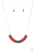 Load image into Gallery viewer, Coup De Mane Red Necklace Paparazzi Accessories