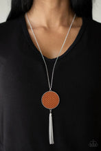 Load image into Gallery viewer, Wondrously Woven Brown Necklace Paparazzi Accessories