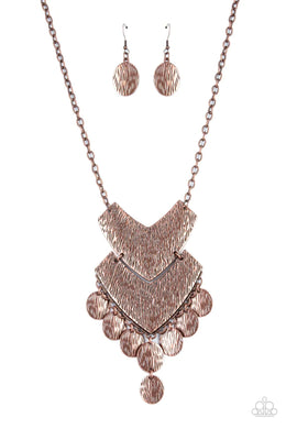 The Keys to the Animal Kingdom Copper Necklace Paparazzi Accessories