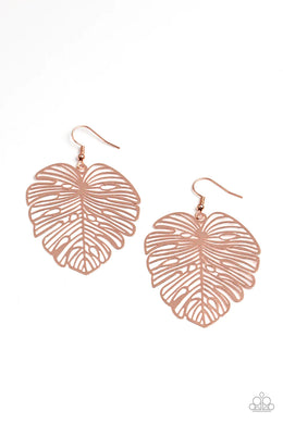 Palm Palmistry Copper Earrings Paparazzi Accessories