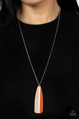 Grab A Paddle Orange Necklace Paparazzi Accessories