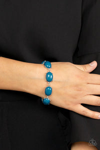 blue,lobster claw clasp,Confidently Colorful Blue Bracelet