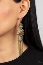 Load image into Gallery viewer, Eastern Essence Brass Earrings Paparazzi Accessories