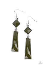 Load image into Gallery viewer, Hollywood Harmony Green Earring Paparazzi Accessories
