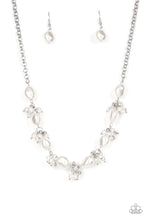Load image into Gallery viewer, Rolling With The BRUNCHES White Pearl Necklace Paparazzi Accessories