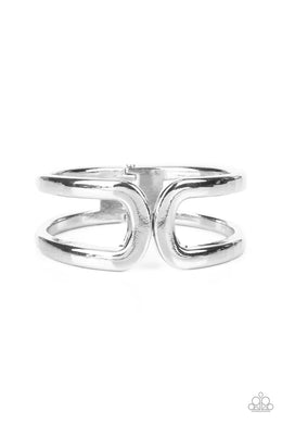 Industrial Empress Silver Cuff Bracelet Paparazzi Accessories