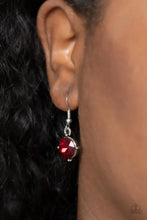 Load image into Gallery viewer, Celestial Royal Red Rhinestone Necklace Paparazzi Accessories