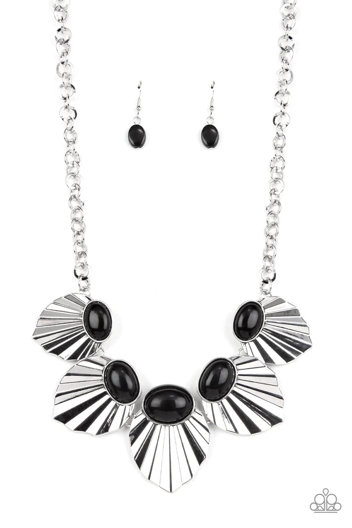 Fearlessly Ferocious Black Necklace Paparazzi Accessories