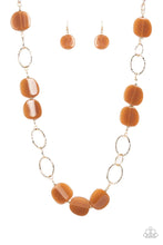 Load image into Gallery viewer, Posh Promenade Brown Necklace Paparazzi Accessories