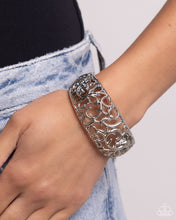 Load image into Gallery viewer, âCourtyard Couture - Silver Paparazzi Accessories